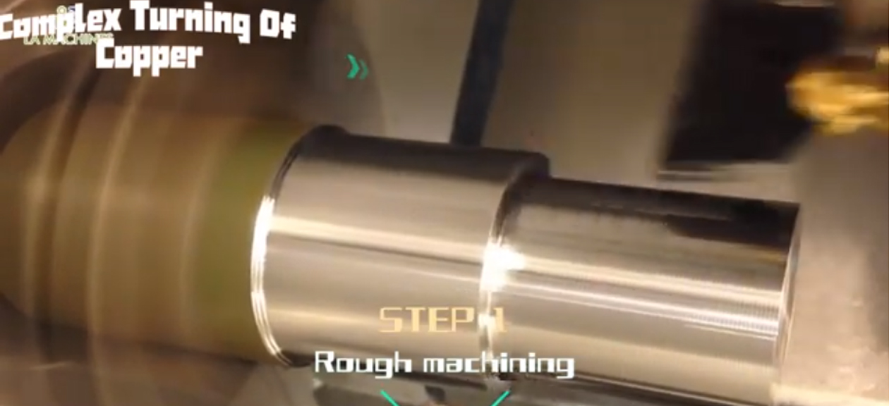 CNC Turning of Copper Shafts
